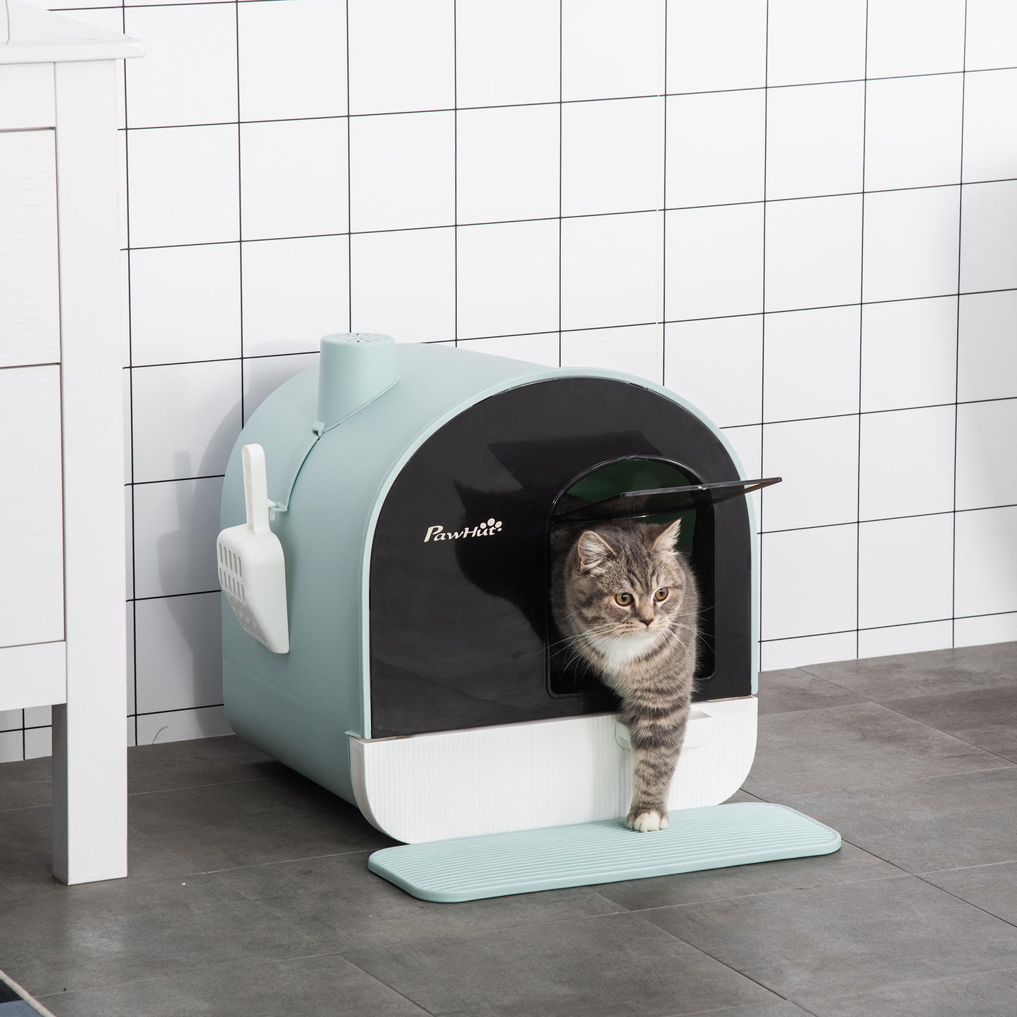 kattenbak met deksel zeef - SIMON