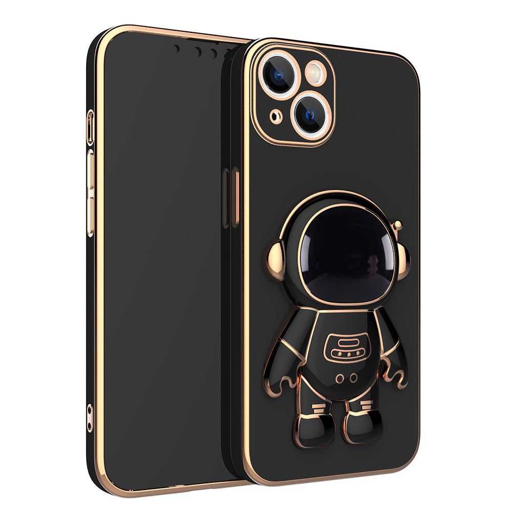 3D Astronaut Phone Case Anti-Drop Electroplating Bracket - SIMON
