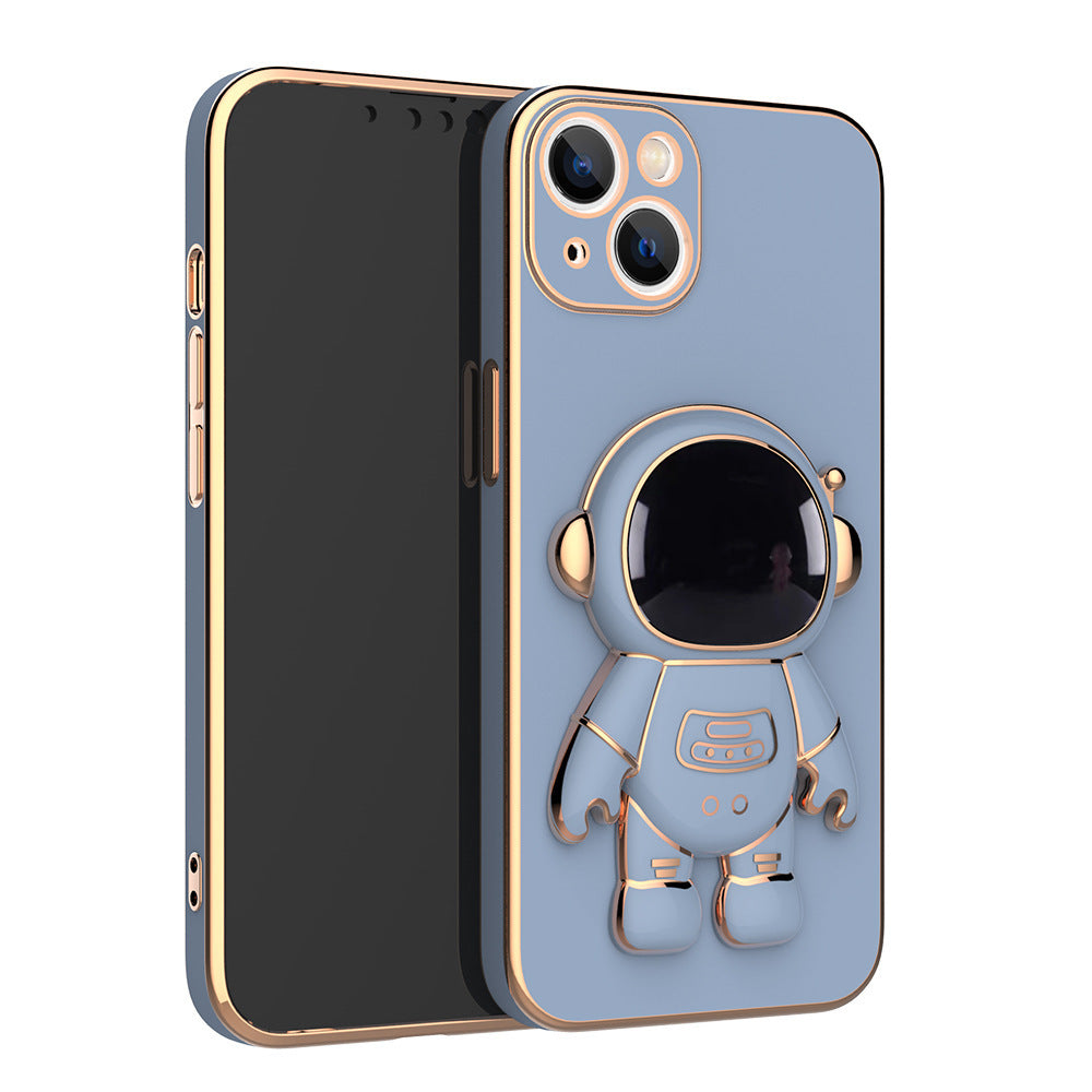 3D Astronaut Phone Case Anti-Drop Electroplating Bracket - SIMON