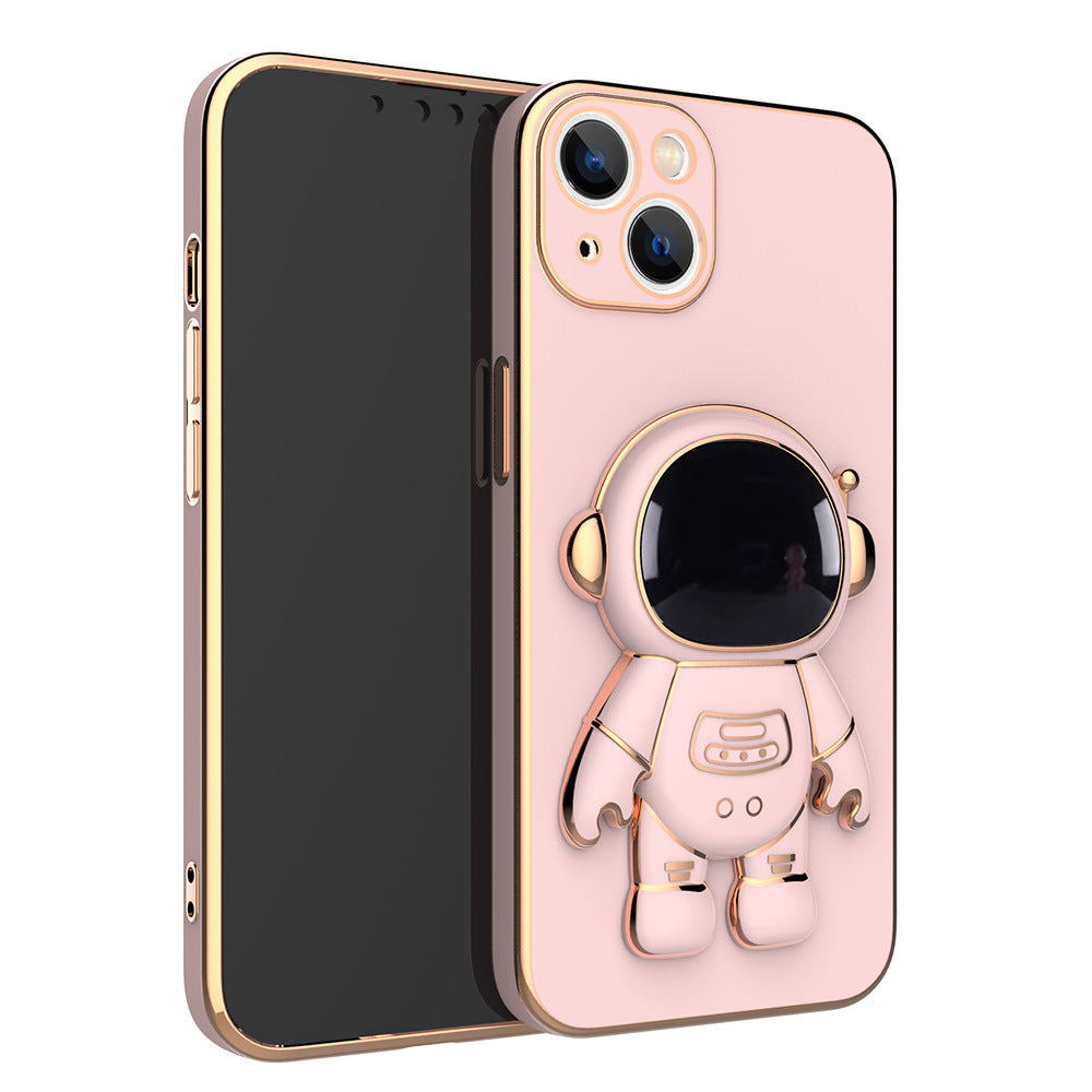 3D Astronaut Phone Case Anti-Drop Electroplating Bracket - SIMON