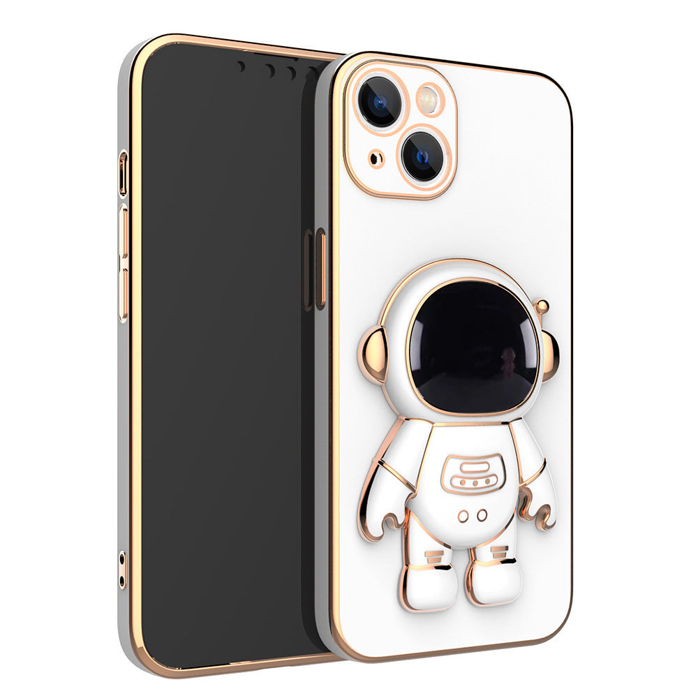 3D Astronaut Phone Case Anti-Drop Electroplating Bracket - SIMON