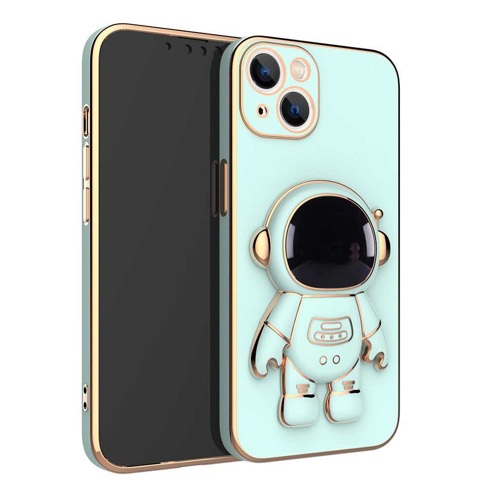 3D Astronaut Phone Case Anti-Drop Electroplating Bracket - SIMON